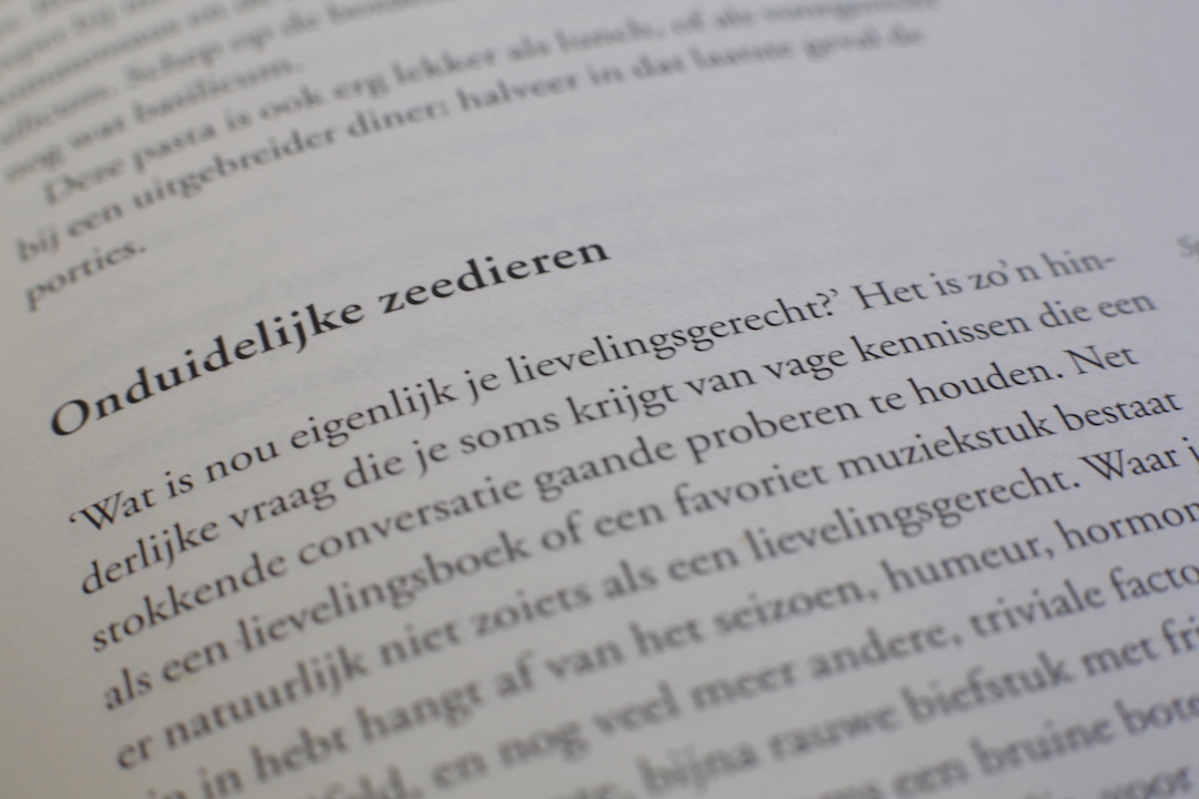 Onduidelijke zeedieren