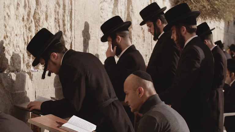 Klaagmuur, still uit Marcel's film