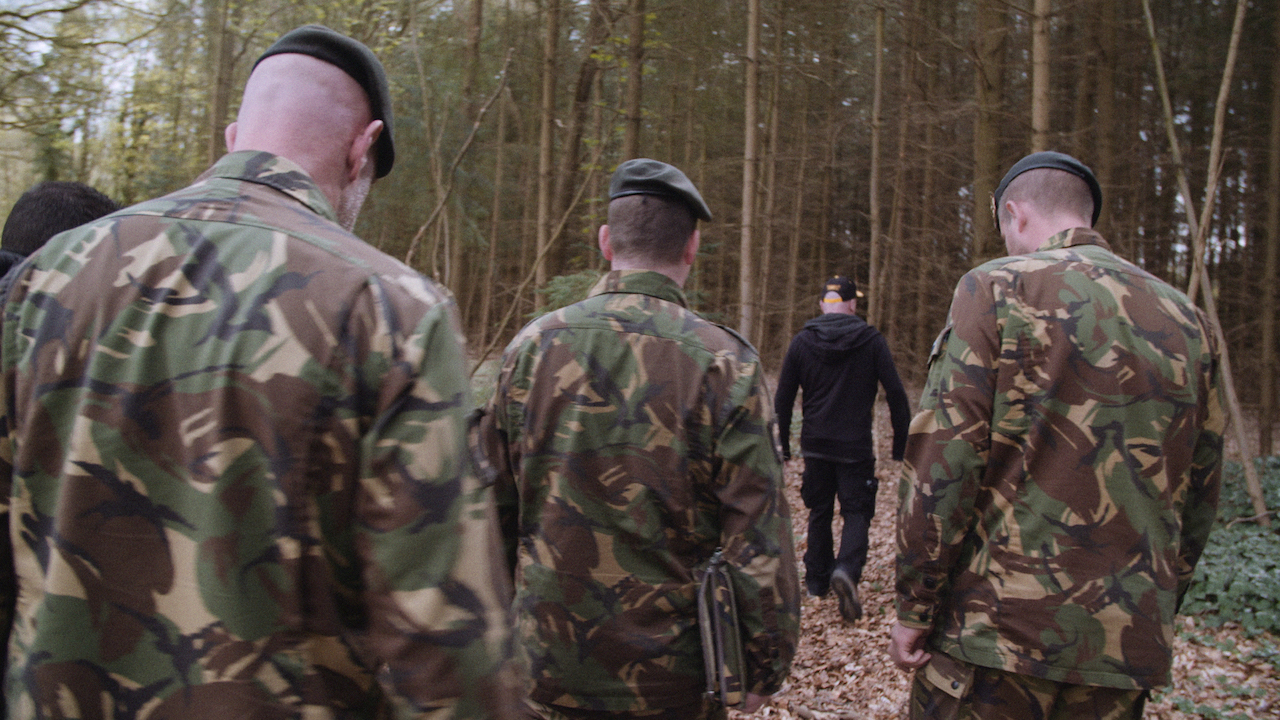In het bos