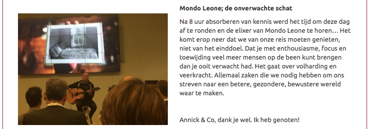 Recensie keynote speaker